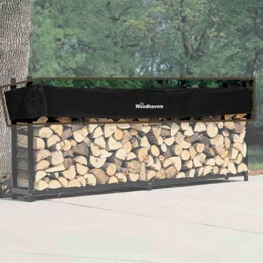 120" Replacement Woodhaven Firewood Rack Cover. View a larger version of this product image.