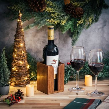Prime Teak - Wine Bottle Holder. View a larger version of this product image.