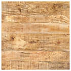 Alternate image 3 for vidaXL Bistro Table Square 27.6"x27.6"x29.5" Rough Mango Wood
