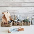 Alternate image 2 for Juvale Woven Wicker Baskets with Handles in 3 Sizes for Home Organization (3 Pack)