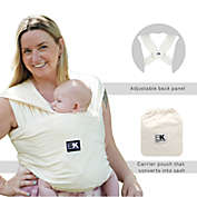 Baby K&#39;tan Pre-Wrapped Ready To Wear Baby Carrier  Natural Organic XL