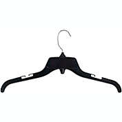 Link Recycled Plastic with Notches Shirt Hangers 17" 360 Degree Swivel For Home, Office & Retail Stores 10 Count