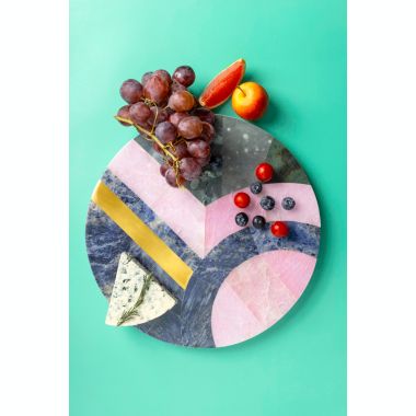GAURI KOHLI Provence Marble Cheese Board 12". View a larger version of this product image.