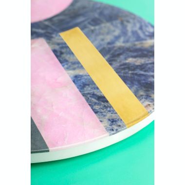 GAURI KOHLI Provence Marble Cheese Board 12". View a larger version of this product image.