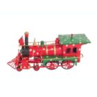 Alternate image 1 for Old Modern Handicrafts Christmas Train Model Handmade Tin Metal Handmade
