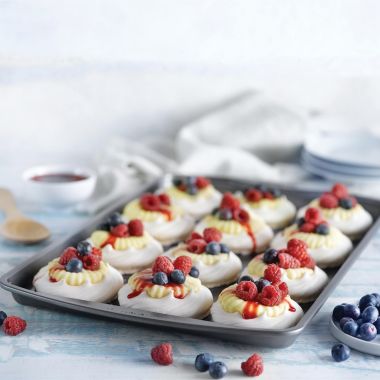 Baker's Secret 17.5" Grill Pan, Oven Tray, Thick Carbon Steel & Nonstick Coating, Dark Gray, Classic Line. View a larger version of this product image.