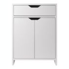 Alternate image 2 for Winsome Nova 2-Shelf Storage Cabinet with 1-Drawer Storage Cabinet -  White