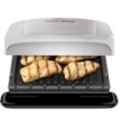 Alternate image 1 for George Foreman 4 Serving Electric Indoor Grill and Panini Press in Silver