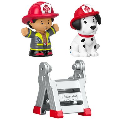 Fisher-Price Little People 2 Pack With Accessories, Fireman and Dog. View a larger version of this product image.