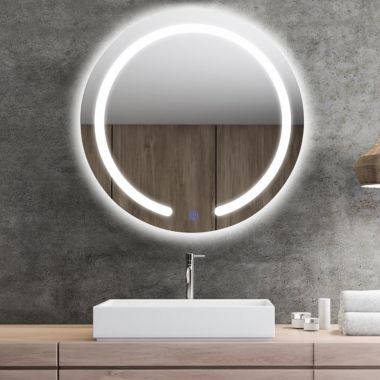 Costway 20" Bathroom Led Mirror Wall Mounted. View a larger version of this product image.
