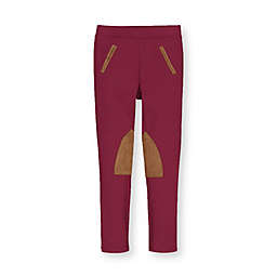 Hope & Henry Girls' Ponte Riding Pant, Red, 12-18 Months