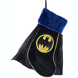 Kurt Adler Batman Applique Christmas Stocking w/ Cape, 19