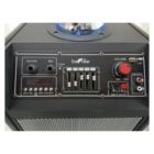 Alternate image 1 for beFree Sound Projection Party Light  Dome 6.5 Inch Subwoofer Bluetooth Portable Party Speaker with USB/ SD Input, FM Radio, Remote Control and  Microphone