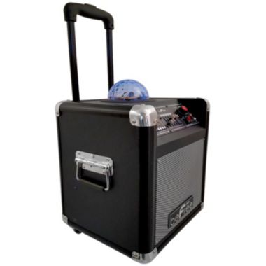 beFree Sound Projection Party Light  Dome 6.5 Inch Subwoofer Bluetooth Portable Party Speaker with USB/ SD Input, FM Radio, Remote Control and  Microphone. View a larger version of this product image.