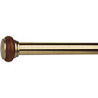 Alternate image 1 for Versailles 1 1/8" Titan Ex Rod With Saturn Finial Set - 48x86", Antique Brass