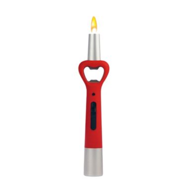 G.E.I. Bottle Opener Lighter with LED Light Flashlight - Multipurpose BBQ Lighter with Built-in Bottle Opener, Utility Candle Fireplace Household Camping Bonfire Lighter, 1pc. View a larger version of this product image.