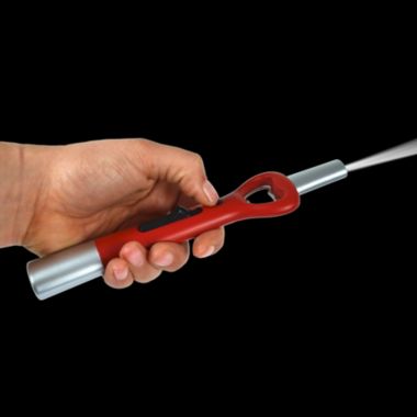 G.E.I. Bottle Opener Lighter with LED Light Flashlight - Multipurpose BBQ Lighter with Built-in Bottle Opener, Utility Candle Fireplace Household Camping Bonfire Lighter, 1pc. View a larger version of this product image.