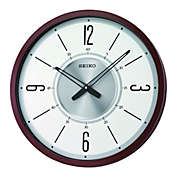 Seiko 20" Abbott Wall Clock, Metallic Brown