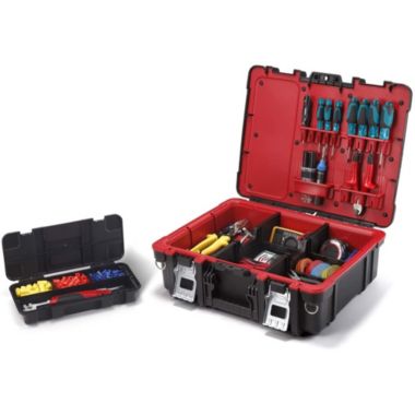 Keter Technician Portable Tool Box Organizer for Small Parts & Hardware Storage. View a larger version of this product image.