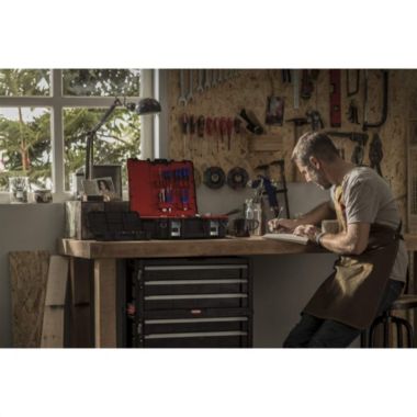 Keter Technician Portable Tool Box Organizer for Small Parts & Hardware Storage. View a larger version of this product image.