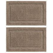 mDesign Soft Microfiber Non-Slip Spa Mat Rug, 34" x 21"