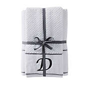 Saturday Knight Ltd Cubes Stripe Easily Fit Bath Towel 27x50" Navy 