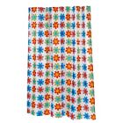 Alternate image 1 for Carnation Home Fashions E" x tra Long "Abbie" Fabric Shower Curtain - Multi 70" x 84"