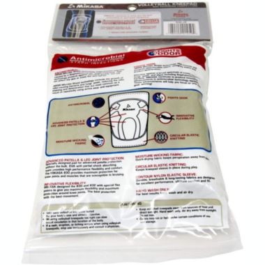 Mikasa 830 Series Antimicrobial Advanced Competition Knee Pads - White. View a larger version of this product image.