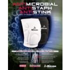 Alternate image 2 for Mikasa 830 Series Antimicrobial Advanced Competition Knee Pads - White