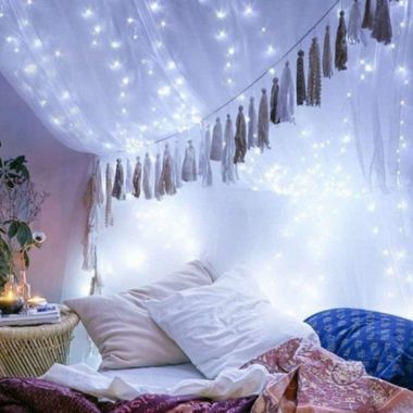 Perfect Holiday Modern Decorative 100 LED Fairy Light with USB Plug in Silver Copper - White. View a larger version of this product image.