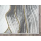 Alternate image 2 for Abani Luna Contemporary Ribbon  Metallic Area Rug