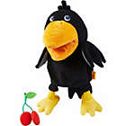 Alternate image 0 for HABA Theo The Raven Glove Puppet with Cherries - Beak Opens Wide with Opening to Eat The Fabric Fruit
