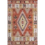 nuLOOM Reda Aztec Bordered Machine Washable Area Rug
