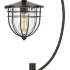 Alternate image 1 for Saltaro Sherpi 30 Inch Metal Downbridge Lantern Table Lamp, Bronze Black- Saltoro Sherpi