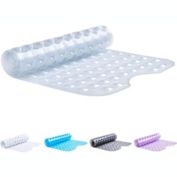 Square White Shower Mat 53x53cm/21x21in   Non-Slip, Machine-Washable Quadrant Bath Mat for Walk in Shower Tray   Shower Mats Non-Slip Suction Cups Ideal for Kids & Elderly