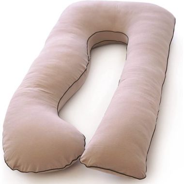 PharMeDoc Organic Cotton Cover U Shaped Pregnancy Pillow. View a larger version of this product image.