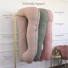 Alternate image 2 for PharMeDoc Organic Cotton Cover U Shaped Pregnancy Pillow