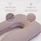 Alternate image 3 for PharMeDoc Organic Cotton Cover U Shaped Pregnancy Pillow
