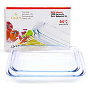 Infinity Merch 2-Pack LARGE Baking Dish Glass Food Storage Containers
