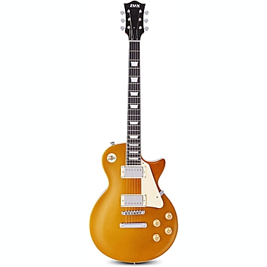 LyxPro 39&quot; SB Series Electric Guitar, Les Paul-Style Kit for Beginner, Intermediate & Pro Players Solid Body Guitar, Bonus 2-Pack of Picks, Mahogany Wood, Volume/Tone Controls, 3-Way Pickup. View a larger version of this product image.