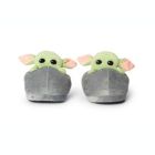 Alternate image 0 for Star Wars  The Mandalorian The Child Grogu 3D Slippers   Baby Yoda-Themed Soft Plush House Shoe With Non-Slip Sole   Comfortable Footwear