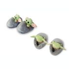 Alternate image 1 for Star Wars  The Mandalorian The Child Grogu 3D Slippers   Baby Yoda-Themed Soft Plush House Shoe With Non-Slip Sole   Comfortable Footwear