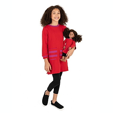 Leveret Girls and Doll Sweat Dress. View a larger version of this product image.