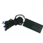 Alternate image 1 for Product Works 15 Battery Operated White LED Micro Rice Christmas Lights - 6 ft Green Wire