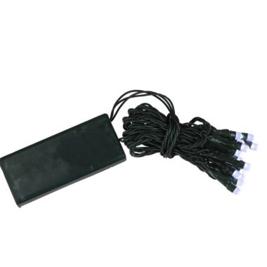 Product Works 15 Battery Operated White LED Micro Rice Christmas Lights - 6 ft Green Wire. View a larger version of this product image.