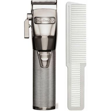 BaByliss PRO FX870S Cordless Clipper Silver with Styling Comb. View a larger version of this product image.