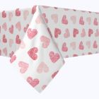 Alternate image 0 for Fabric Textile Products, Inc. Rectangular Tablecloth, 100% Polyester, 60x104", Valentine's Shaded Hearts