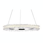 Alternate image 2 for Elegant Lighting Laurel LED 26 inch Chrome pendant