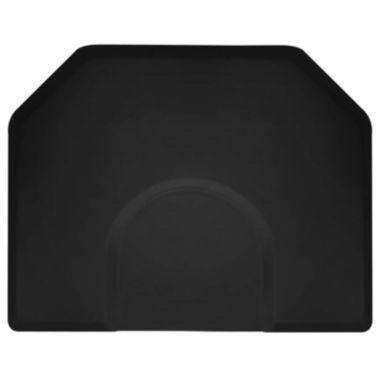 Saloniture 5 ft. x 4 ft. Salon & Barber Shop Chair Anti-Fatigue Mat - Black Hexagon - 1 in. Thick. View a larger version of this product image.