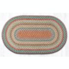 Alternate image 0 for Earth Rugs C-328 Multi 1 Oval Braided Rug 27 x 45 inch